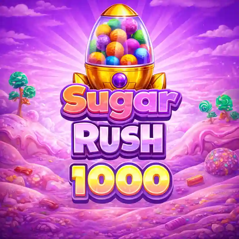 Sugar Rush 1000 casino slot game interface